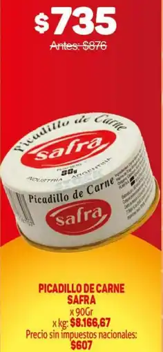 Makro Safra picadillo de carne oferta