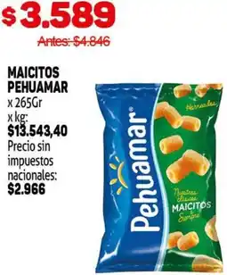 Makro Pehuamar maicitos oferta