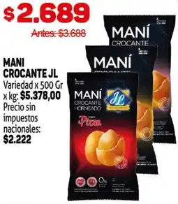 Makro Mani crocante jl variedad oferta