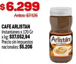 Makro Arlistán café instantaneo oferta