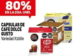 Makro Nestlé capsulas de café dolce gusto variedad oferta