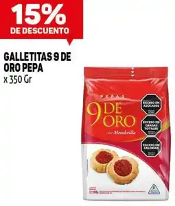 Makro 9 de oro pepa galletitas oferta