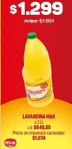 Makro M&K lavandina oferta