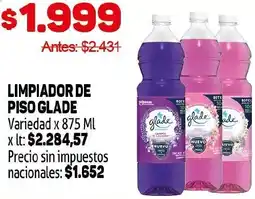 Makro Glade limpiador de piso variedad oferta