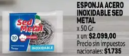 Makro Sed metal esponja acero inoxidable oferta