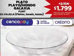 Makro Plato playo/ hondo galaxia oferta