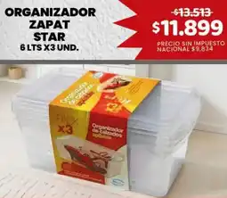 Makro Zapat star organizador oferta