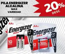 Makro Energizer pila alcalina max variedad oferta
