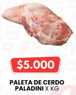 Autoservicio Capo Paladini paleta de cerdo oferta