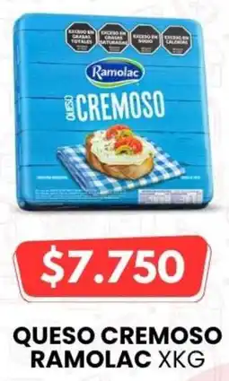 Autoservicio Capo Ramolac queso cremoso oferta