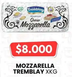 Autoservicio Capo Tremblay mozzarella oferta