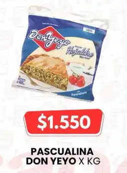 Autoservicio Capo Don Yeyo pascualina oferta