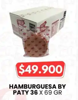 Autoservicio Capo Paty 36 hamburguesa oferta