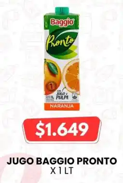 Autoservicio Capo Baggio pronto jugo oferta