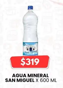 Autoservicio Capo San Miguel agua mineral oferta