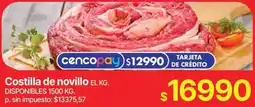 Supermercados Vea Costilla de novillo oferta