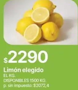 Supermercados Vea Limón elegido oferta