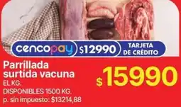 Supermercados Vea Parrillada surtida vacuna oferta