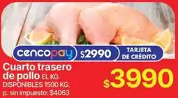 Supermercados Vea Cuarto trasero de pollo oferta