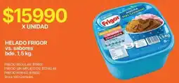 Supermercados Vea Helado frigor vs. sabores bde. oferta