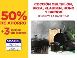 Supermercados Vea Cocción multiflon, krea, klauben, hono y brinox oferta