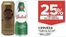 Carrefour Market Grolsch miller cerveza oferta