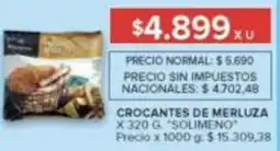 Carrefour Market Solimeno crocantes de merluza oferta