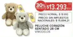 Carrefour Market Peluche corazón sentado vimodelos oferta