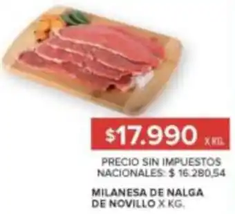 Carrefour Market Milanesa de nalga de novillo oferta