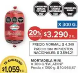 Carrefour Market Paladini mortadela mini oferta