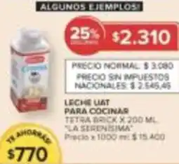 Carrefour Market Leche latti para cocinar tetra brik oferta