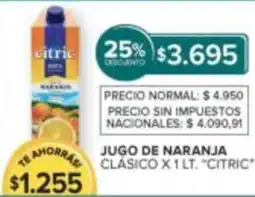 Carrefour Market Citric jugo de naranja clásico oferta