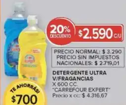 Carrefour Market Carrefour expert detergente ultra v/fragancias oferta