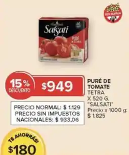 Carrefour Market Salsati puré de tomate tetra oferta