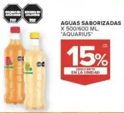 Carrefour Market Aquarius aguas saborizadas oferta