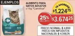 Carrefour Market Carrefour alimento para gatos adultos oferta
