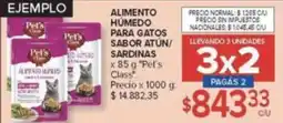 Carrefour Market Pet's class alimento humedo para gatos sabor atún/ sardinas oferta