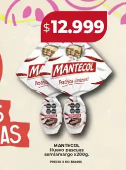 Supermayorista Vital MANTECOL Huevo pascuas semlamargo oferta