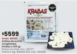 Coto Anillas de surimi oferta