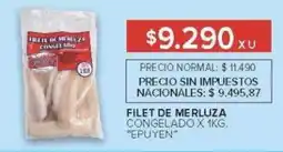Carrefour Epuyen filet de merluza oferta