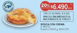 Carrefour Rosca con crema oferta