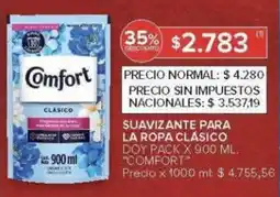 Carrefour Comfort clasico suavizante oferta