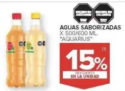 Carrefour Aquarius aguas saborizadas oferta