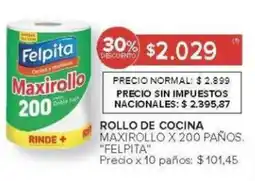 Carrefour Felpita maxirollo rollo de cocina oferta