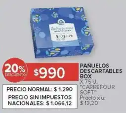 Carrefour Carrefour Soft pañuelos descartables oferta