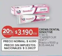 Carrefour Carrefour Soft crema dental sensitive oferta