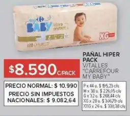 Carrefour Carrefour My Baby pañal hiper pack oferta