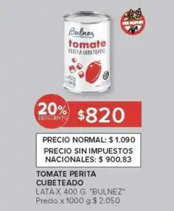 Carrefour Bulnez tomate perita cubeteado oferta