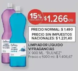 Carrefour Bulnez limpiador líquido oferta