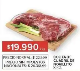 Carrefour Colita de cuadril de novillito oferta